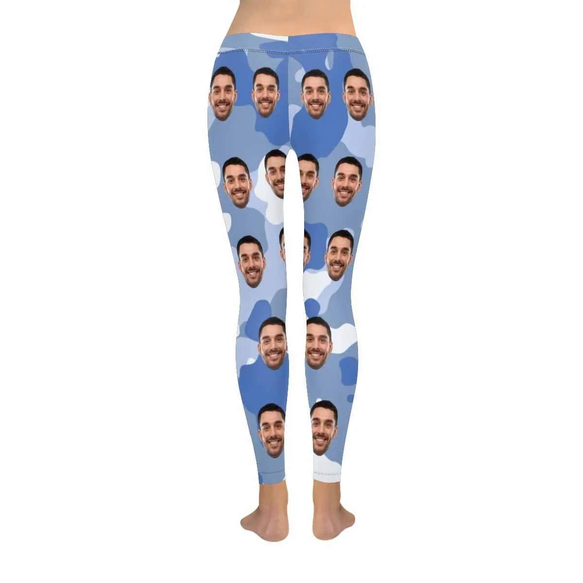 

Custom Face Camouflage All-Over Low Rise Yoga Leggings