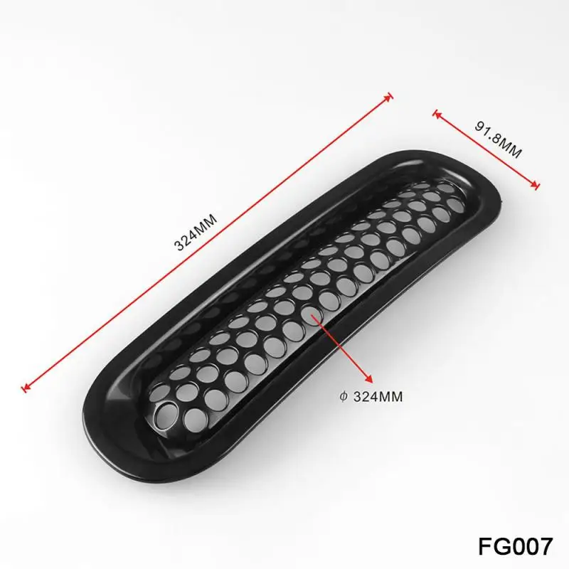Автомобильная Передняя широкая решетка бампера клип-в вставной сетчатой крышке
