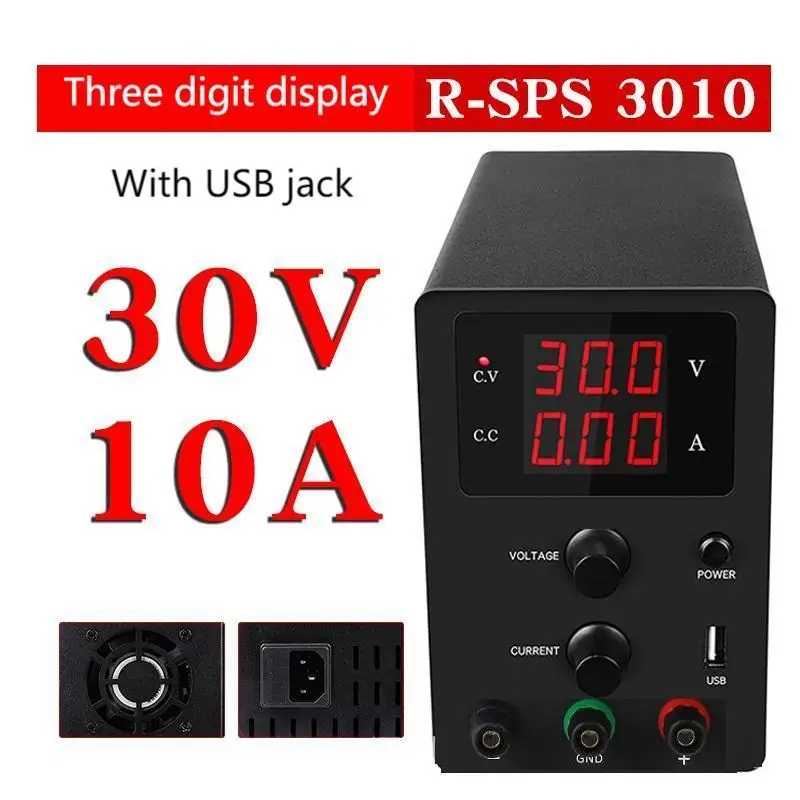 Регулируемый источник питания постоянного тока SUSWE Vc3005a 30 В 3 А 5 10 цифровой