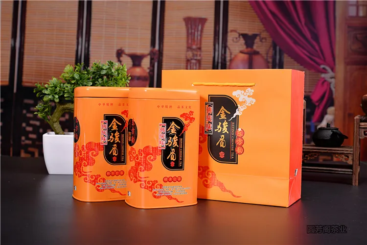 Черный чай Jinjunmei Подарочная коробка для весеннего чая 250 г 500 Oolong оптом = зеленый