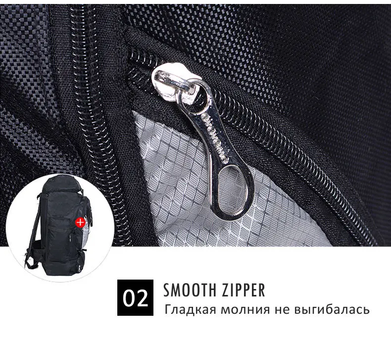 Мужской и Женский походный рюкзак для скалолазания, для верховой езды, спортивный, большой емкости, нейлоновый водонепроницаемый рюкзак для похода кемпинга палатки, сумка 100л