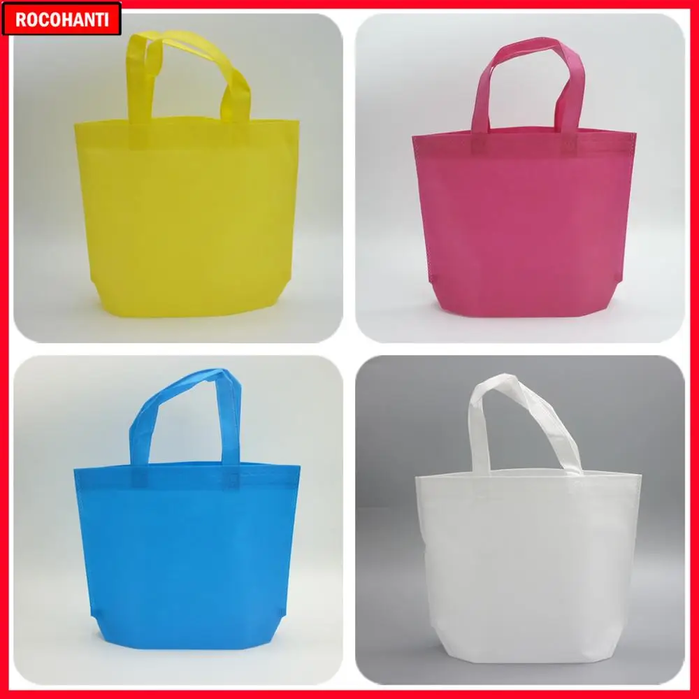 100 шт. нетканые подарочные пакеты для покупок с большим пространством хранения