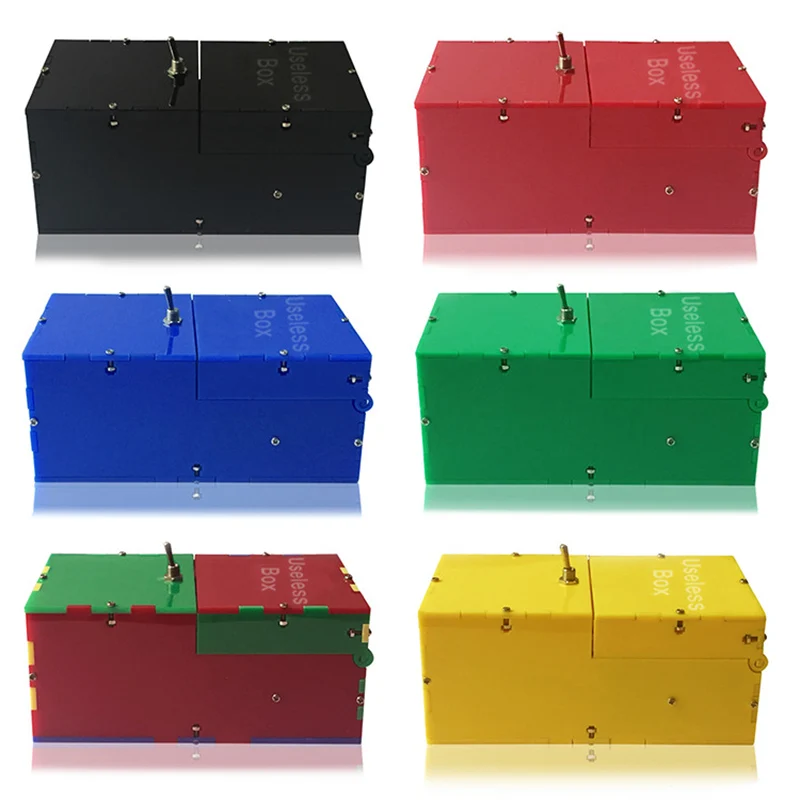 Пластиковые бесполезный Box творческие игрушки для детей и взрослых забавные