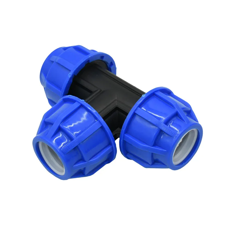 DN25 ПВХ PE PPR tube tee делитель воды 3/4 быстроразъемный Т образный соединитель для