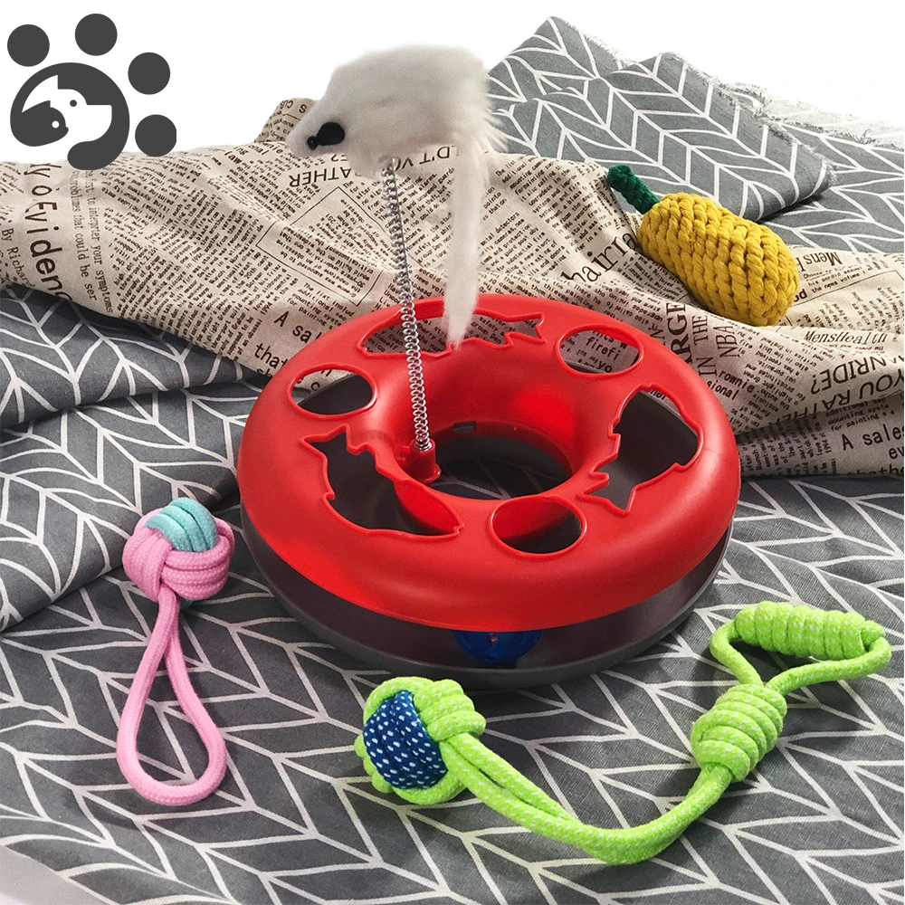 Игрушки для кошек интерактивные кошки мышь игрушка колокольчик перо Весенняя