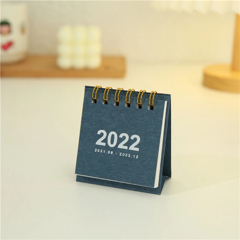 

T8DB 2022 Table Monthly Calendar Memo Pad Pocket Calendar 8 Classic Designs 8. 2021-12. 2022 Unruled Pages for Daily Schedule