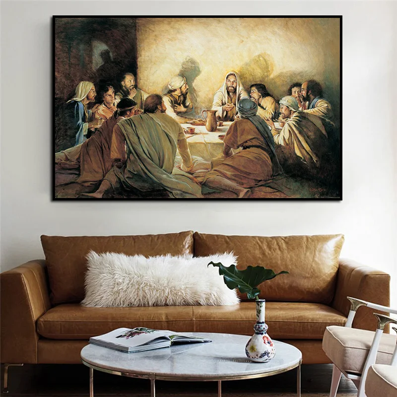 Настенная Картина на холсте с изображением христианского Иисуса и сохранение