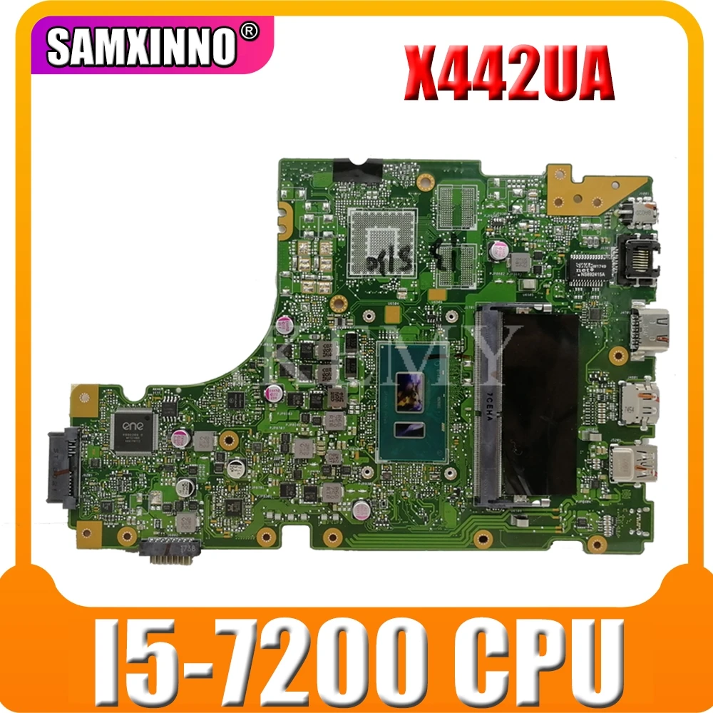 

Akemy X442UA Motherboard For Asus X442 X442U X442UA X442UR X442UQ X442UQK X442UQR Laotop Mainboard with I5-7200 CPU