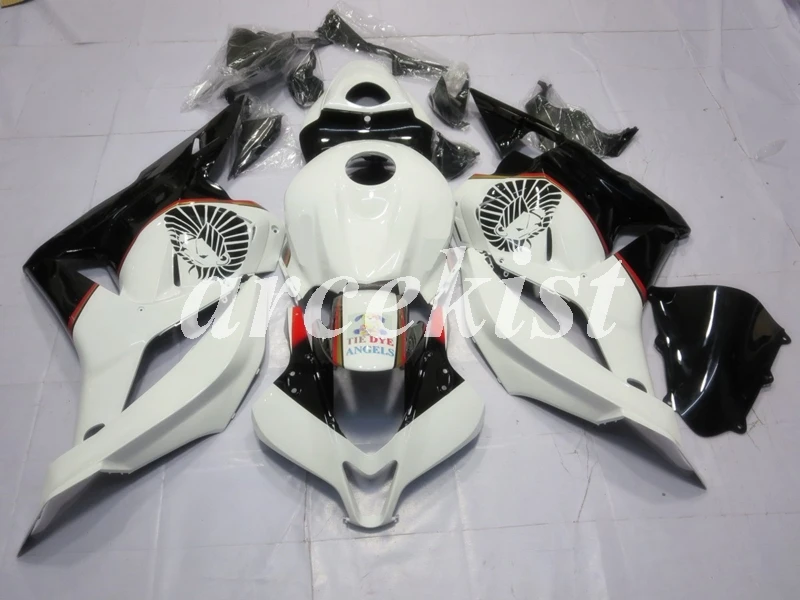 

4Gifts Injection Mold New ABS Full Fairings Fit For HONDA CBR600RR F5 2009 2010 2011 2012 09 10 11 12 body set white