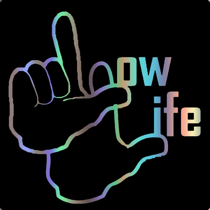 

Personalized Car Stickers Vinyl Decal Low Life Car Sticker Waterproof Auto Decals on Truck Bumper Rear Window 15x15cm