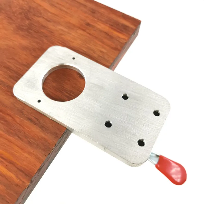 

35mm/40mm Door Cabinet Hinge Boring Jig Drill Guide Set Aluminum Alloy Hole Opener Template Woodworking Hole Opener Template