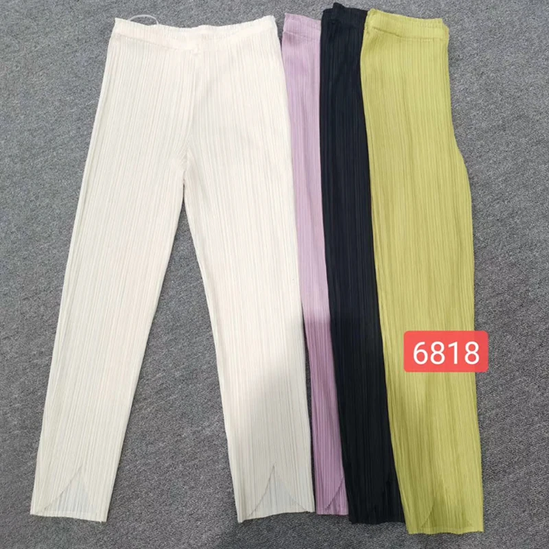 

Women'S Pants Summer Thin Section Sports Pants Trousers Solid Color Trend Fashion Women'S Jogging Fitness Cropped Pants 6818