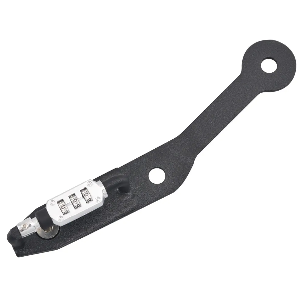 

Black Side Anti-theft Security Motorcycle Helmets Lock Password Mount Hook Fit For BMW S1000R S1000XR S1000RR HP4 09-19 S1000 XR