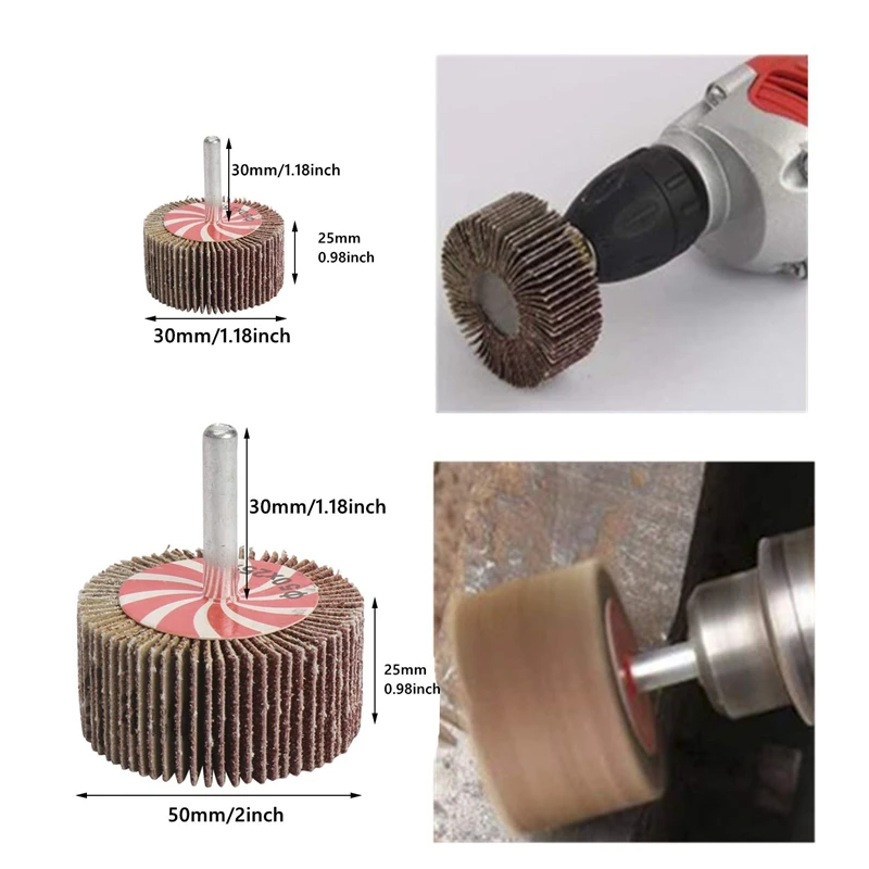 

13Pcs Steel Twist Knot Wire Wheel Brush Set for Drill Crimped Cup with 1/4-Inch Shank for Rust Removal