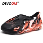 Сандалии мужскиеженские дышащие, мягкие повседневные пляжные кроссовки с дырками, качественные брендовые, тапочки для плавания и воды, лето 2020