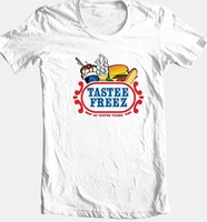 tastee freez t shirt retro diner ice cream malt shop 100 cotton graphic tee