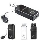 Выдвижные беспроводные bluetooth-наушники, портативная гарнитура с клипсой и вибрацией, USB-кабель для зарядки, дисплей батареи