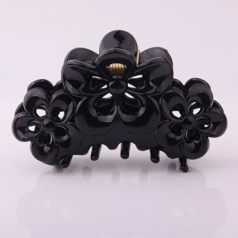 Заколка для волос Прозрачная в форме цветка 9 см| |