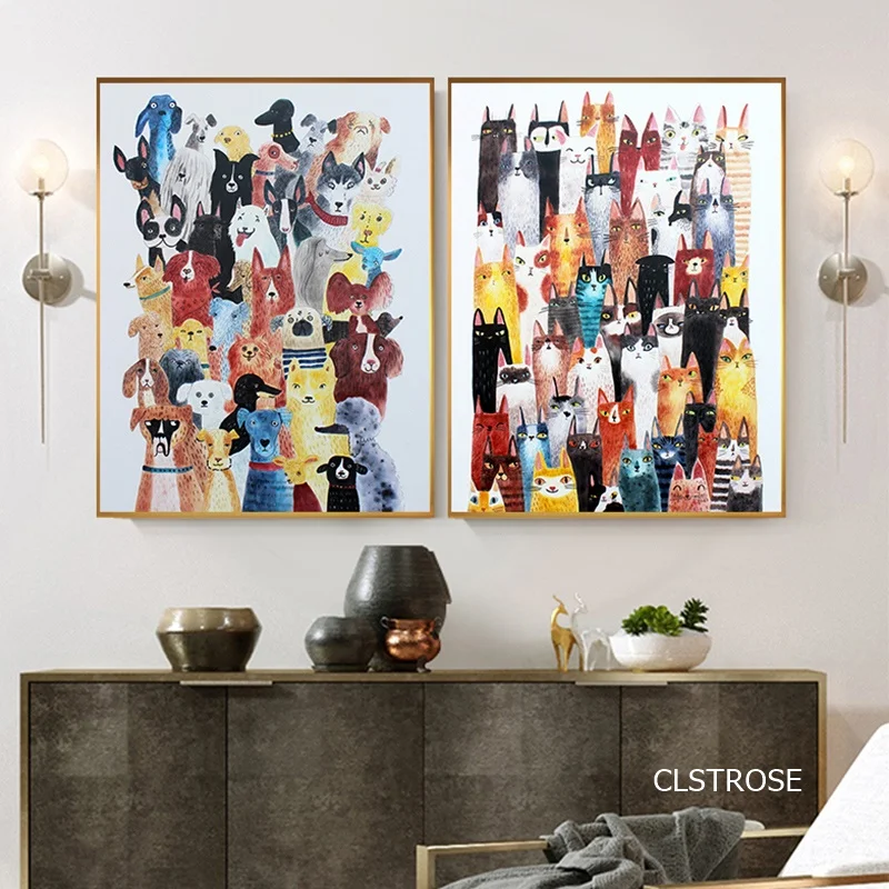 Скандинавский современный стиль красочные прозрачные линии плакаты с бабочками