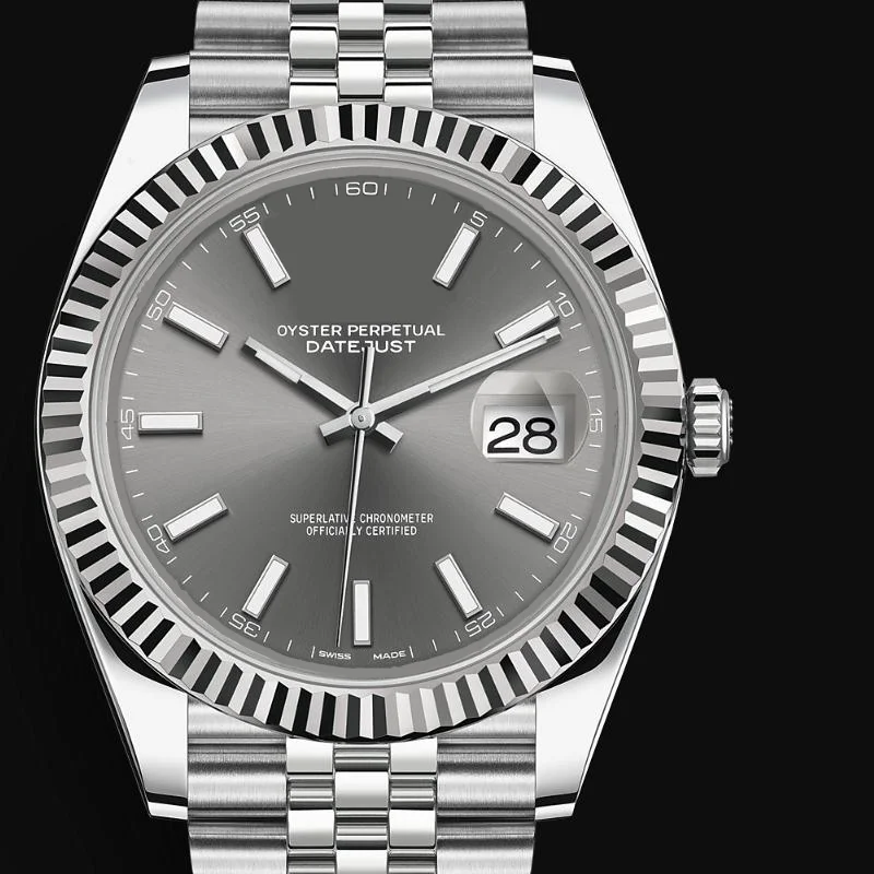 

Brand New Automatic Men's Mechanical Watch 126334 41mm Stainless Steel Bracelet eta2813 Movement AAA+ Blue Grey Watches