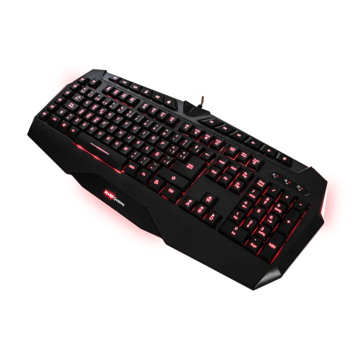 Игровая мембранная клавиатура Mars Gaming MK2US для ПК 8 игровых клавиш игровая