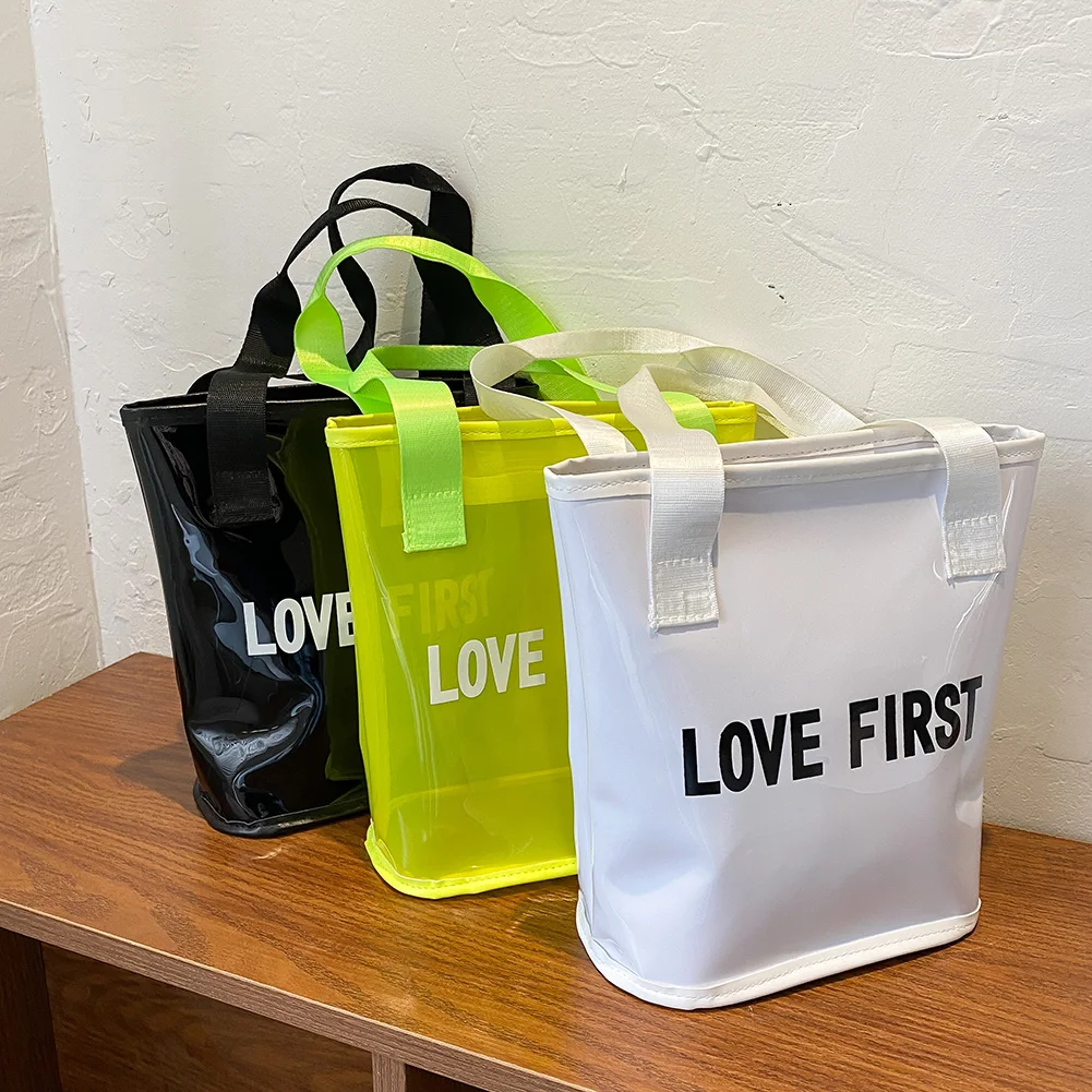 

New Women's Bag Letter Print Bucket Shoulder Underarm Bags Fashion Wild Wide Strap Handbags Female Casual Shopper phone Totes