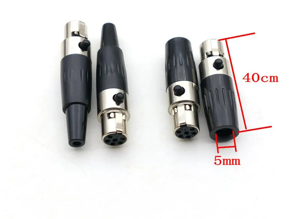 Мини 6PIN Mini XLR Встроенный адаптер гнездового разъема|Соединители| |
