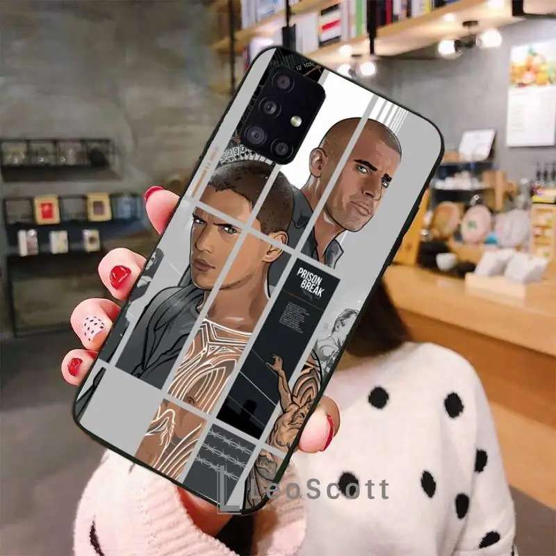 

Michael Scofield Prison Break Phone Case For Samsung A40 A31 A50 A51 A71 A20E A20S S8 S9 S10 S20 Plus note 20 ultra