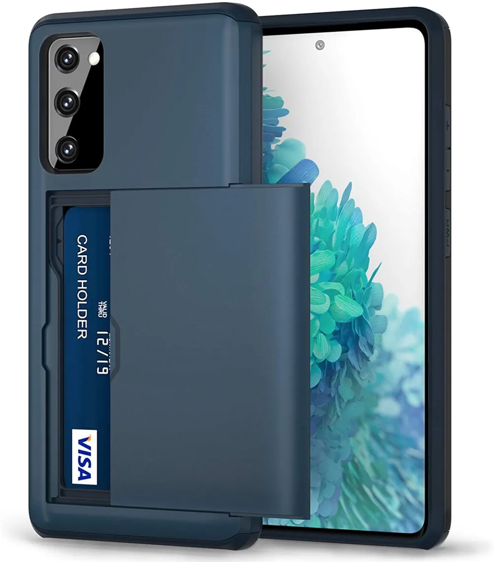 

for Samsung Galaxy S20FE Wallet Credit Card Holder ID Slot Case For Samsung Galaxy S20 Lite S20 FE Cover Coque Funda Bumper Capa