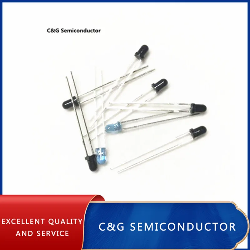 50 шт. PT204-6B PT204 IR204 инфракрасный фототранзистор и инфракрасная лампа