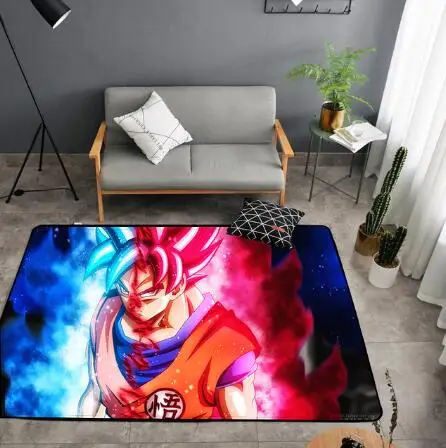 

Мультяшный коврик для дверей Dargon Ball Z, ковер, напольный коврик для спальни, нескользящий коврик, Мультяшные подарки