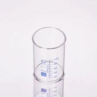 beaker in low form without spoutcapacity 100mlouter diameter55mmthickness1 8mmheight77mmlaboratory beaker