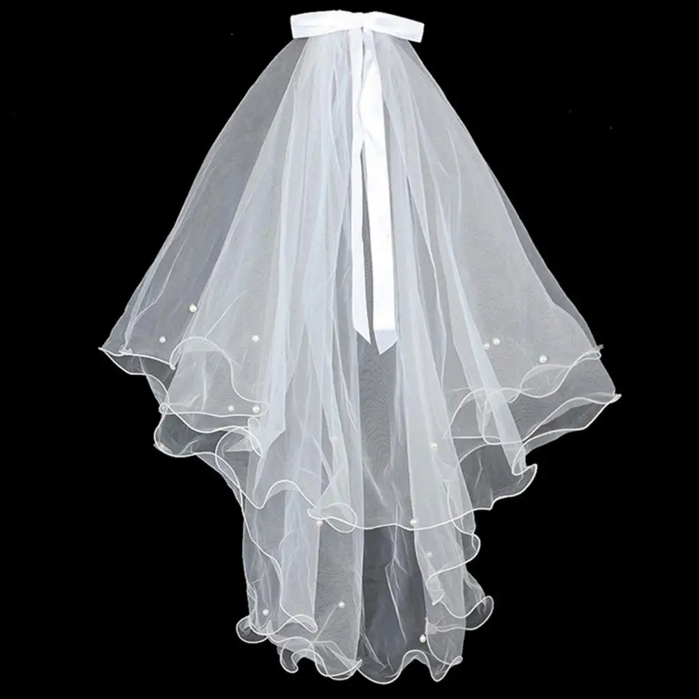 Лидер продаж 50% свадебная фата привлекательная дышащая сетчатая пряжа с длинным