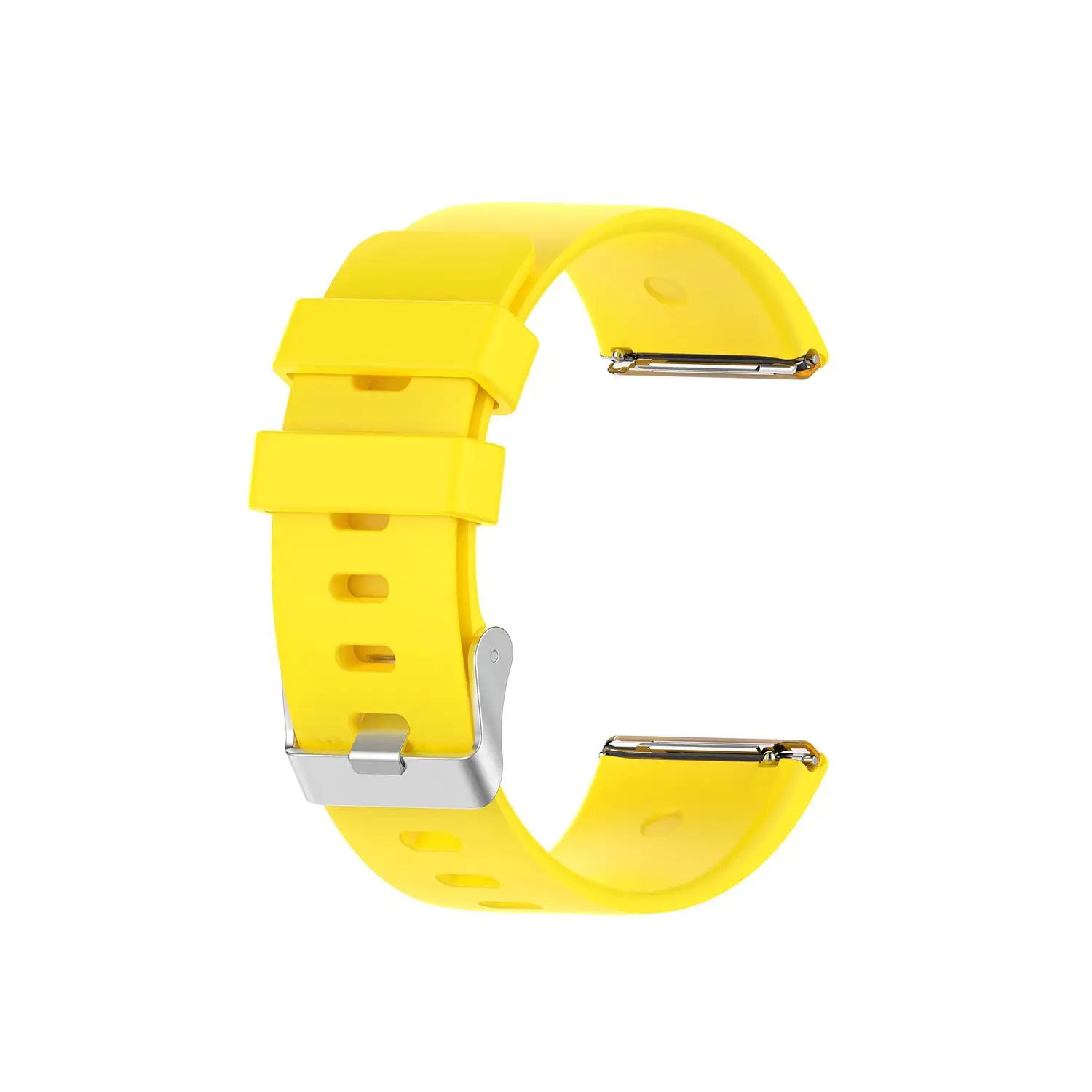 05 yellow Умные наручные часы Замена водонепроницаемый браслет 2 официальный силиконовый ремешок Смарт-часы аксессуары для Fitbit Versa 2 - Цвет: 05 yellow
