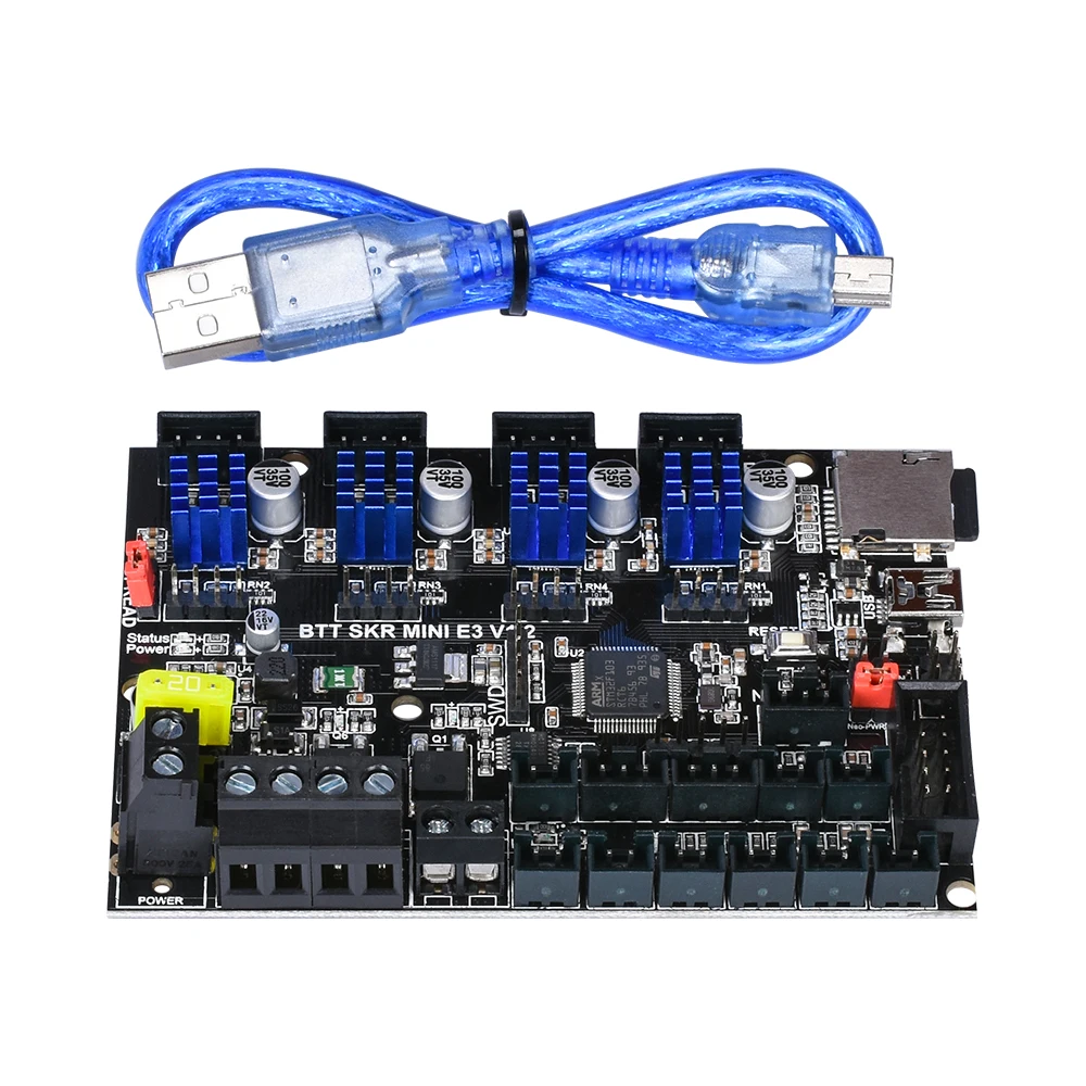 Материнская плата BIGTREETECH SKR MINI E3 V1.2 драйвер TMC2209 UART детали для 3D принтера DIP