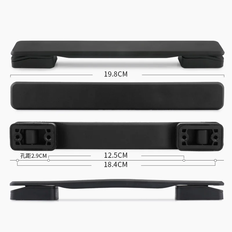 Suitcase Carry Handle Grip Handle Luggage for Furniture Strap Suitcase Handle Strap Carry Strap Replacement Zinc Alloy Handle
