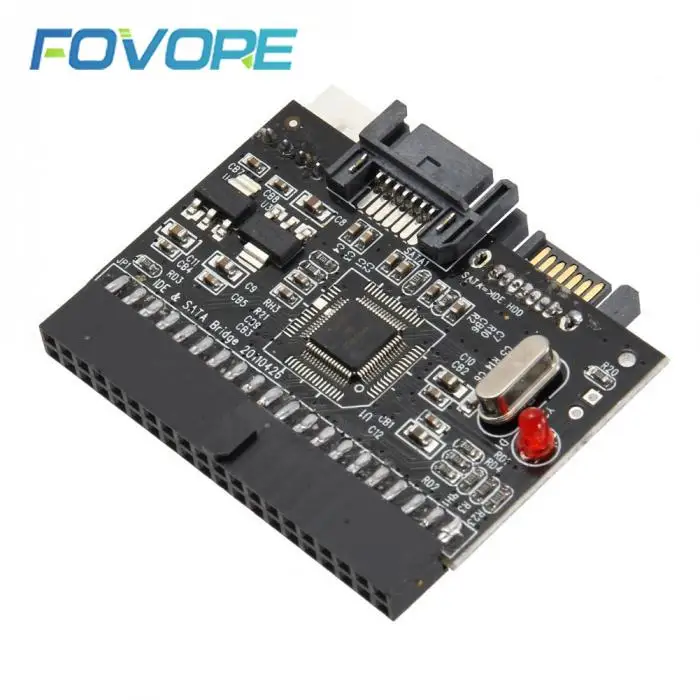 2 в 1 IDE/SATA/адаптер SATA IDE конвертер Поддержка Serial ATA 40pin IDE/SATA порт 4 контактный разъем