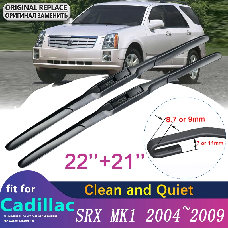 

Car Wiper Blade for Cadillac SRX MK1 2004 2005 2006 2007 2008 2009 Front Windscreen Windshield Brushes Wipers Car Accessories
