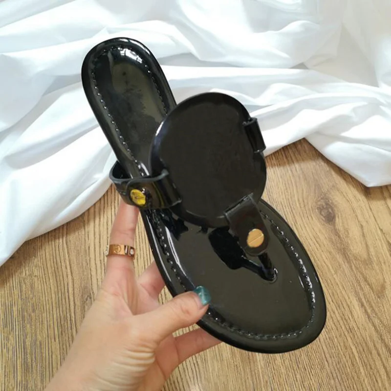 

Women Summer Sandals Gg Shoes Luxury Designer Flip Flops Brand Letter Genuine leather Tory Beach Flat Casual Slippers v