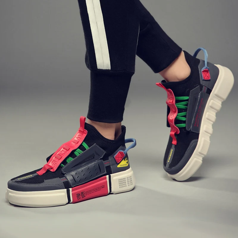 Мужские кроссовки на шнурках дышащие повседневные весну и лето 2020 | Обувь