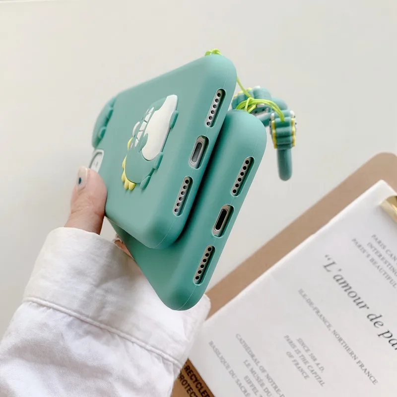 

Little Crocodile iPhone12Pro max cartoon iPhone12 soft shell mobile phone case iPhone XR/X