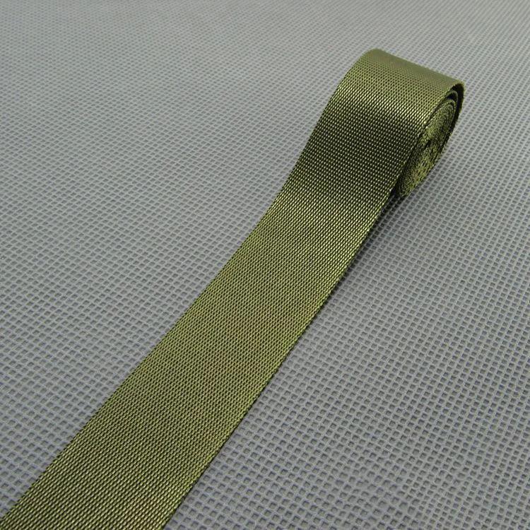 navygreen 10 метров 25 мм полиэстер нейлон лямки лента открытый рюкзак сумка ремень DIY ошейник Рюкзак ленты-ремни косой привязки - Цвет: navygreen