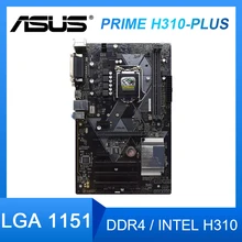 Asus PRIME H310-PLUS Desktop Motherboard LGA 1151 DDR4 ram 32GB Intel H31support Core i7i5i3 cpus USB3.1PCI-E3.0 ATX motherboard