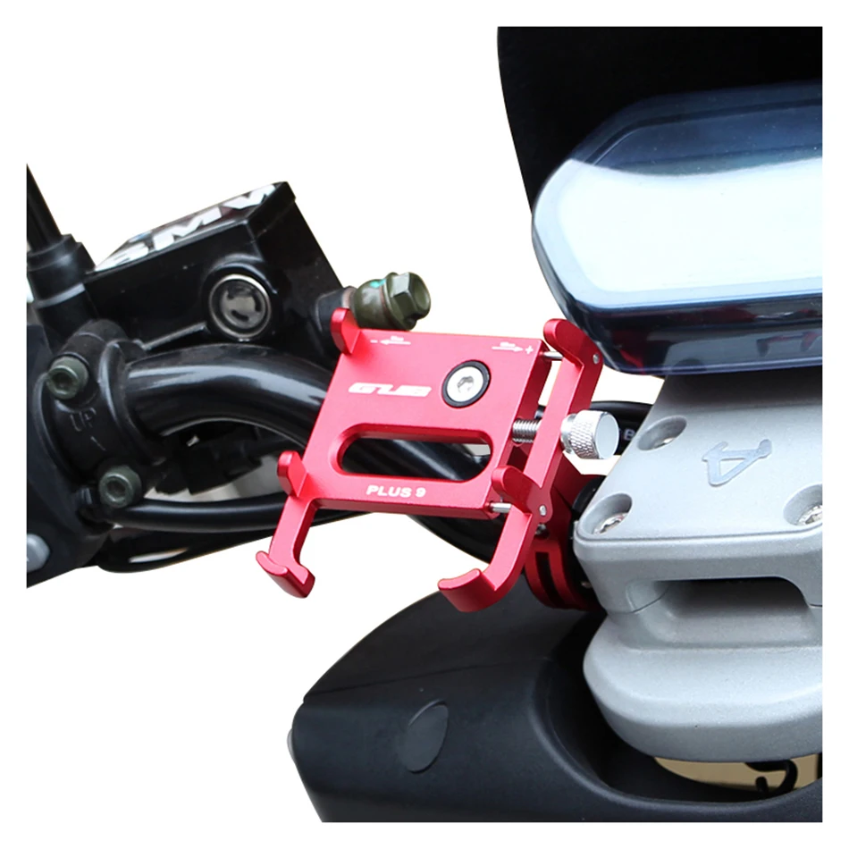 

GUB Aluminum Universal Bicycle Phone Mount Holder MTB Mountain Bike Motorcycle Handlebar Clip Stand for 3.5" to 7.5" Smartphones