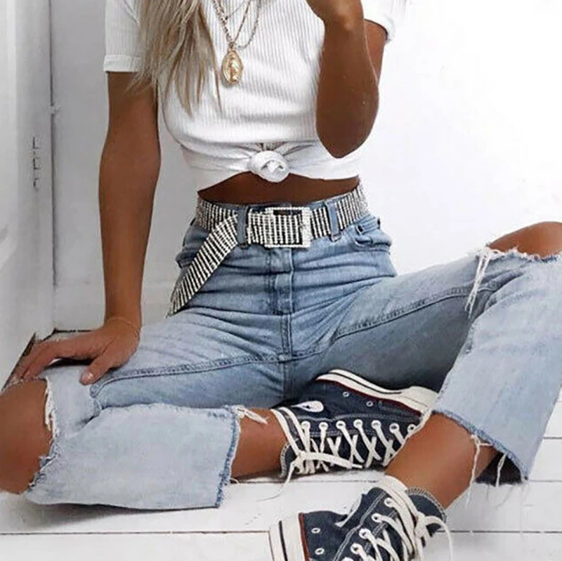 Роскошные женские ремни Стразы со стразами цепочка с кристаллами широкий