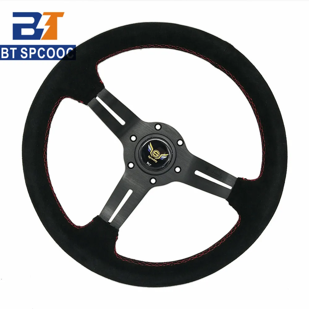 Универсальный автомобильный/гоночный спортивный руль 13 дюймов 330 мм черный