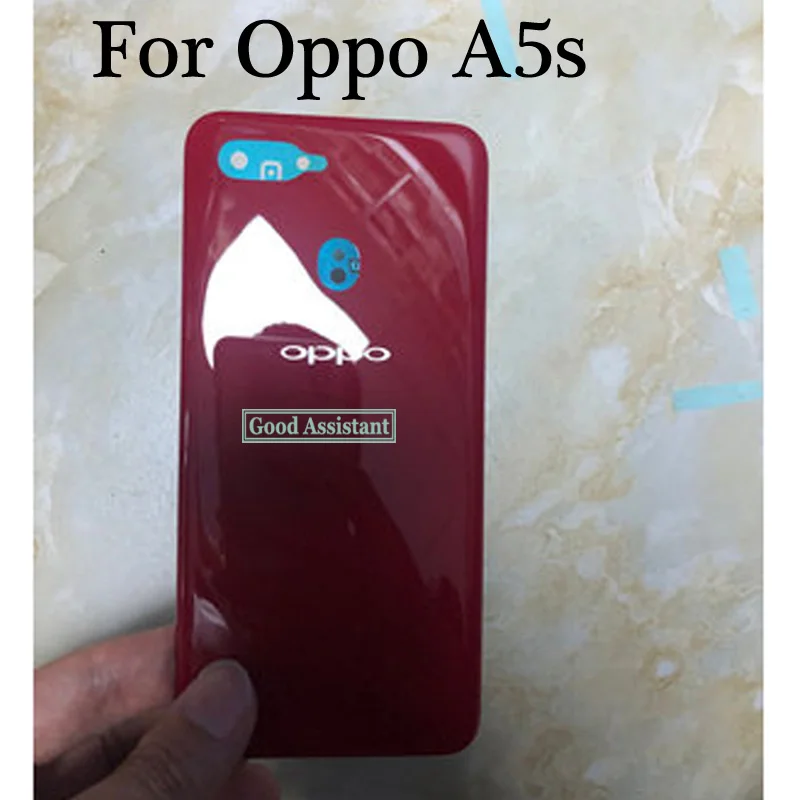 6,2 дюймов для OPPO A5S CPH1909/AX5S CPH1920 задняя крышка батарейного отсека, корпус, чехол, заднее стекло, запасные части
