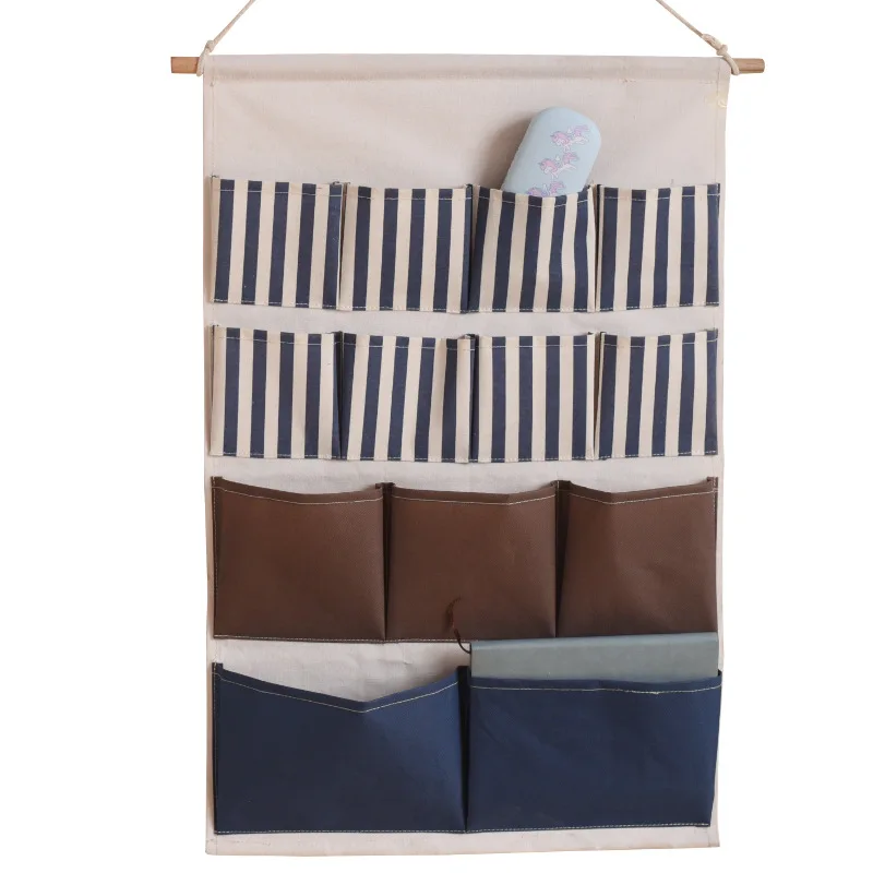 Настенный дверной подвесной шкаф для хранения 13 карманов сумка-Органайзер узор