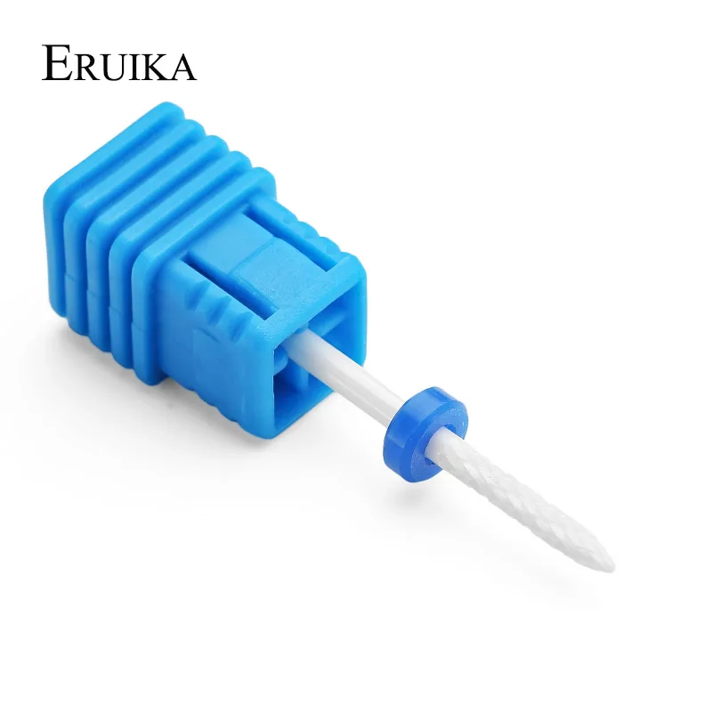 Blue M ERUIKA керамическое сверло для ногтей, 3 размера, фреза 3/32 дюйма, аппарат для маникюра, пилочка для ногтей, аксессуары - Цвет: Blue M