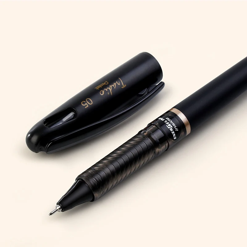 1 шт. Pentel ручка tradio 0,5 мм модные чернила для гелевой ручки внутри Япония BLN115 гладкая и быстросохнущая